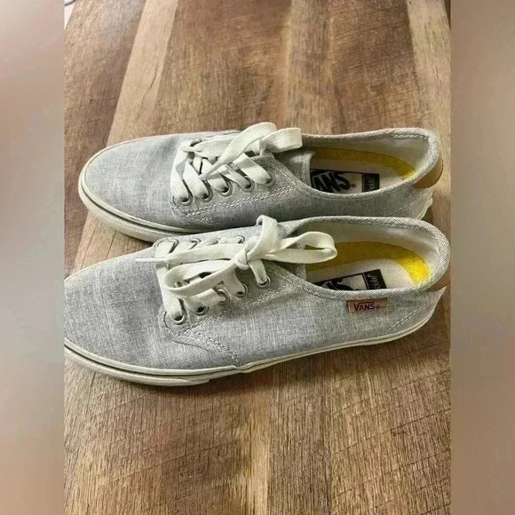 Vans Ortholite Heathered grey Vans women’s 7 - Picture 4 of 7